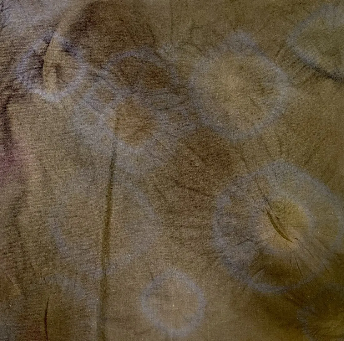 Shibori sobre paleta natural